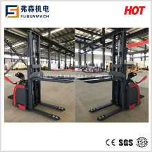 2019 New 1.5ton Stand-on Full Electric Stacker (lift height 1.6m to 4.5m)